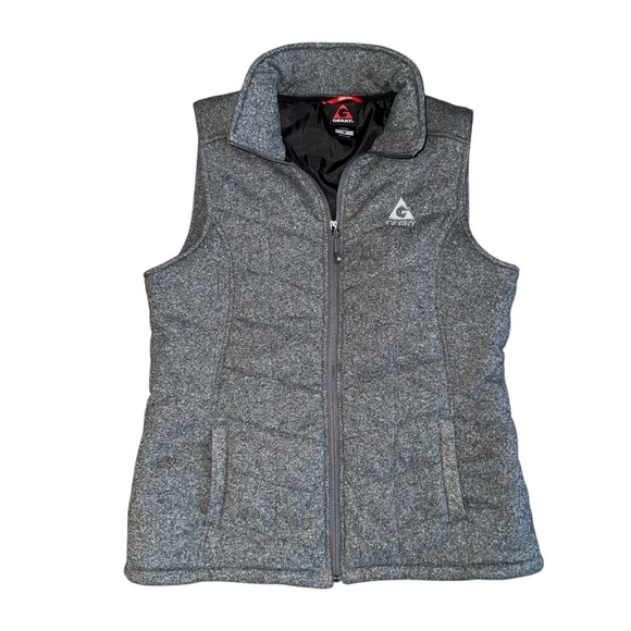 Gerry Women’s Medium Gray Flannel Vest W/ Black Lining - Picture 2 of 7